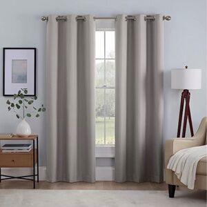 Black Out Grommet Curtains 37” x 84” each panel